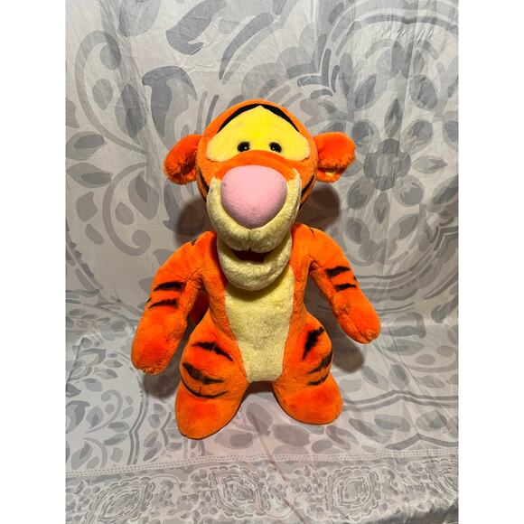 Vintage 90s Disney‎ Store Tigger Large 22" Stuffed Plush Winnie The Pooh Toy - Picture 1 of 12